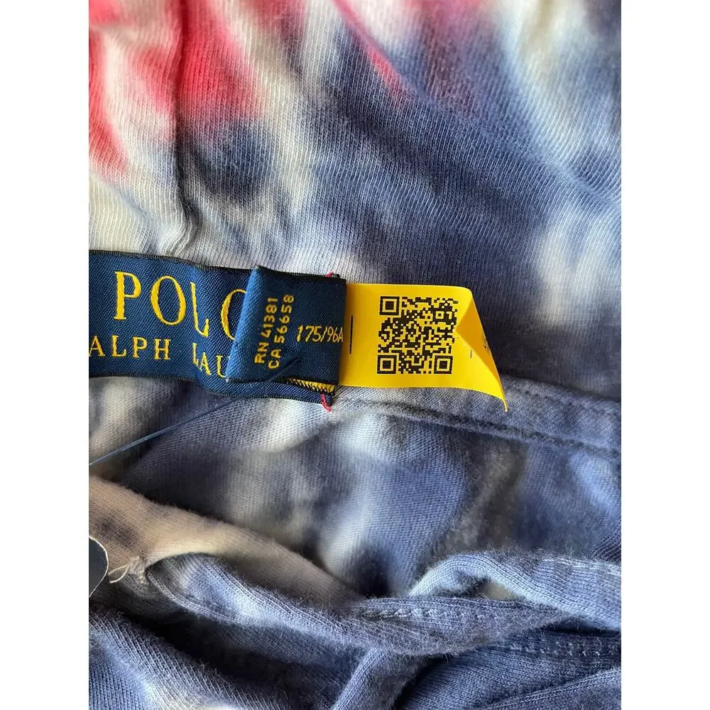 Polo Ralph Lauren Multicolor Long Sleeve T-Shirt with Hoodie Small NWT $79.50